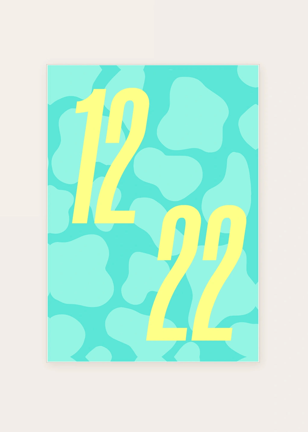 December 22 DAYMARK card — Lemon Shapes — clean