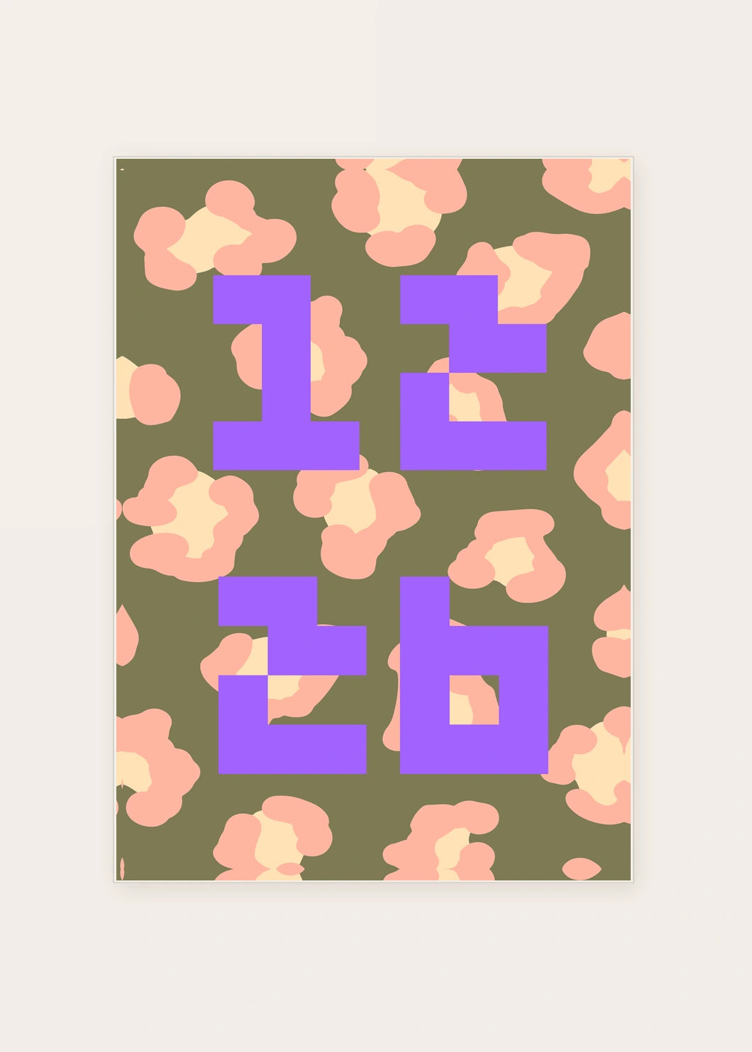 December 26 DAYMARK card — Lavender Confetti — clean