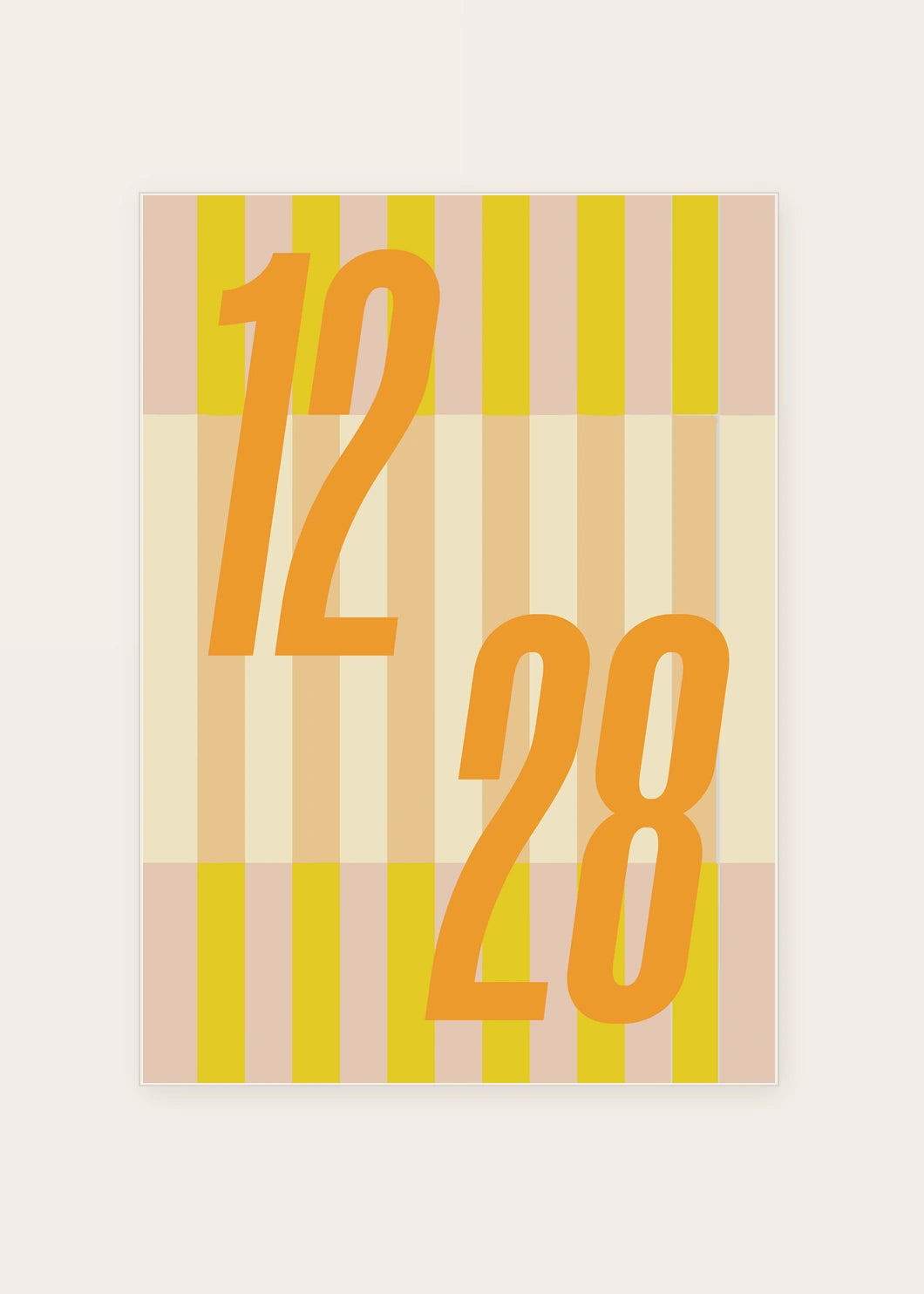 December 28 DAYMARK card — Amber Bands — clean