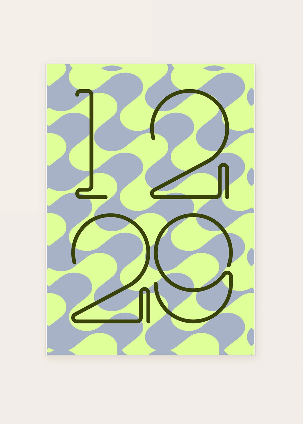 December 29 DAYMARK card — Forest Loops — clean
