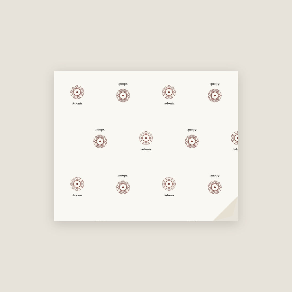 Adonis · January 1 Birth Flower Wrapping Paper
