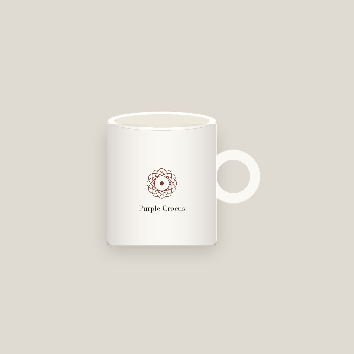 Purple Crocus · January 4 Birth Flower Mug