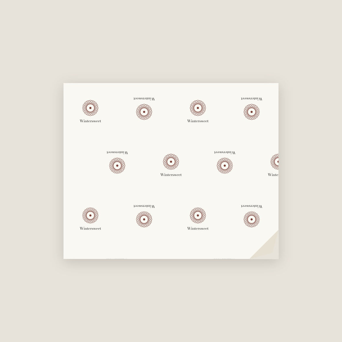Wintersweet · January 7 Birth Flower Wrapping Paper