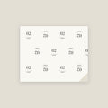 January 2 · The Date Wrapping Paper