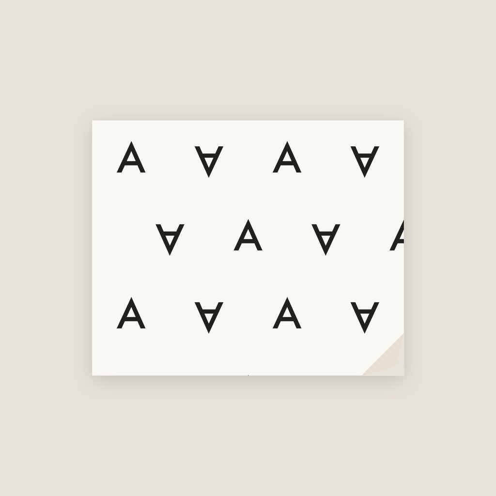 A · Letter Wrapping Paper