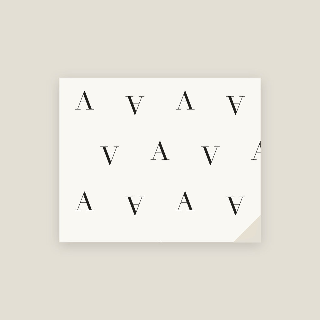 A · Letter Wrapping Paper