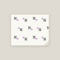 N · Narwhal Wrapping Paper