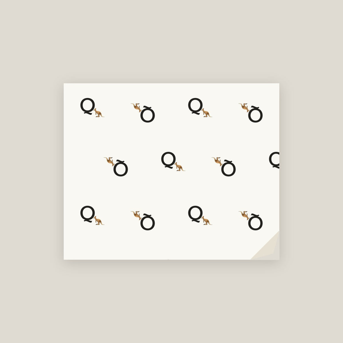 Q · Quokka Wrapping Paper