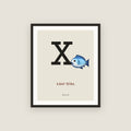 X · X-ray Tetra Framed Print