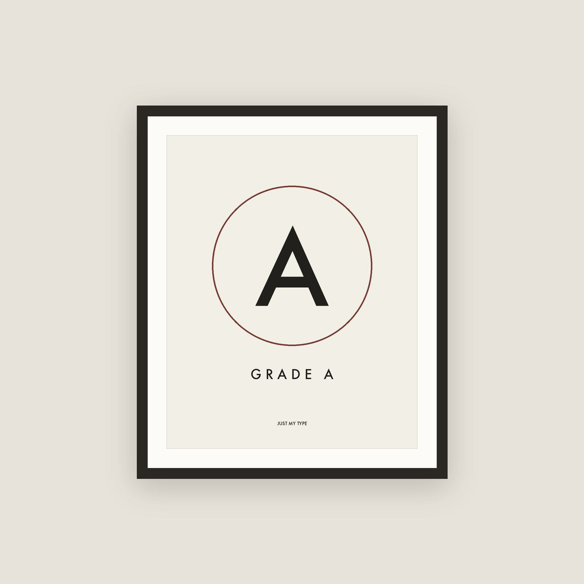 A · Grade A Framed Print