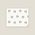 D · Letter Wrapping Paper