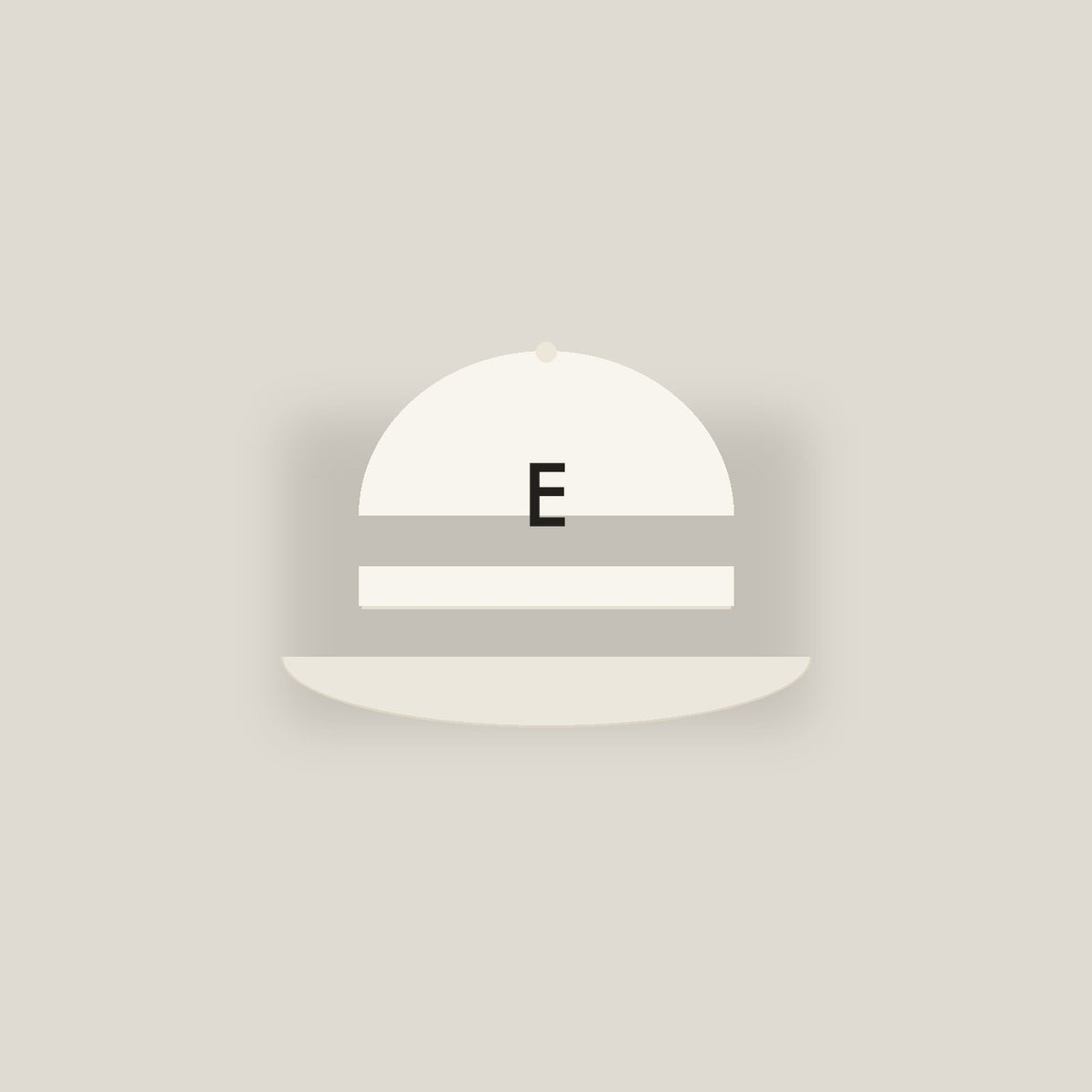 E · Letter Hat