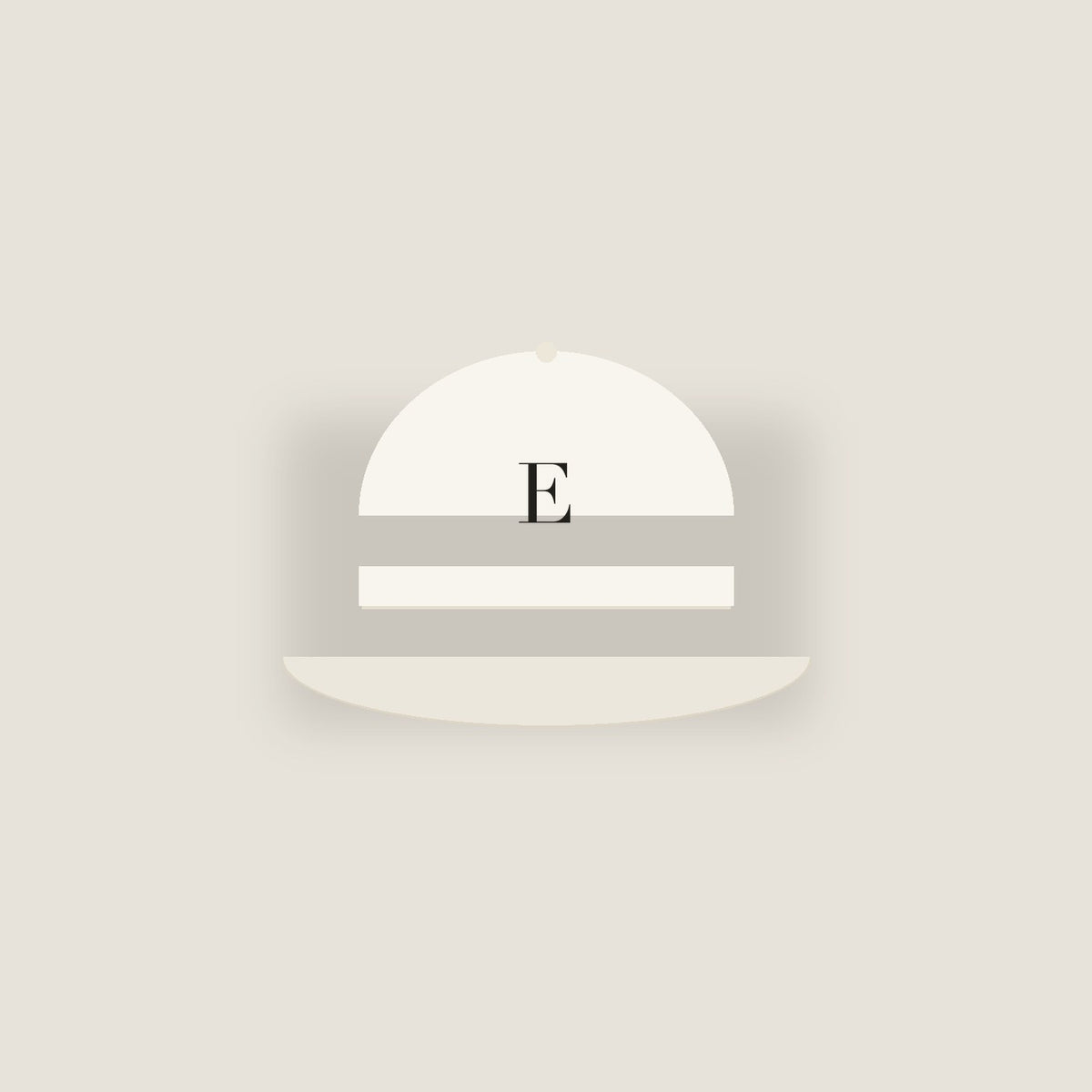 E · Letter Hat