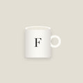 F · Letter Mug