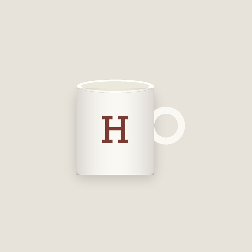 H · Letter Mug