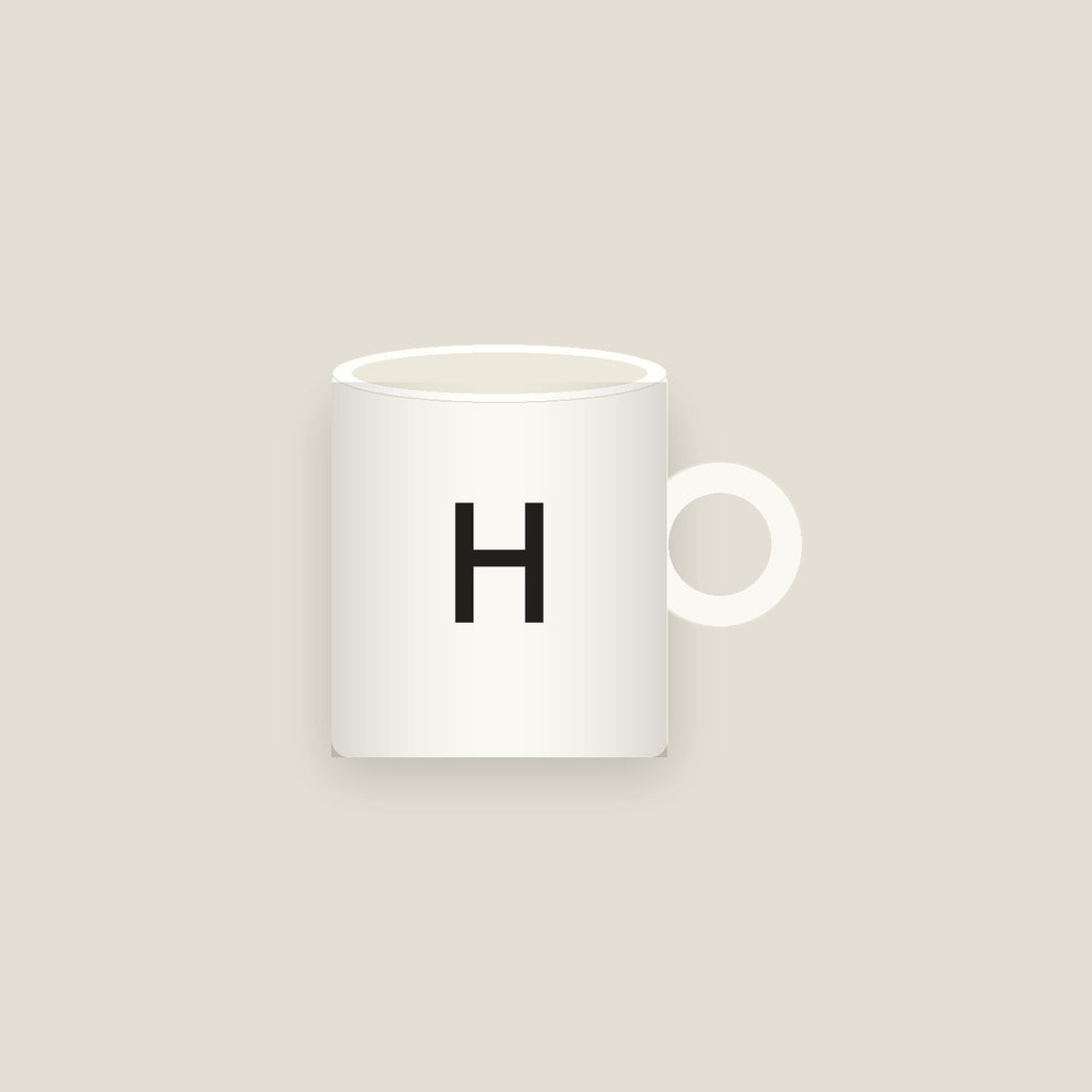 H · Letter Mug