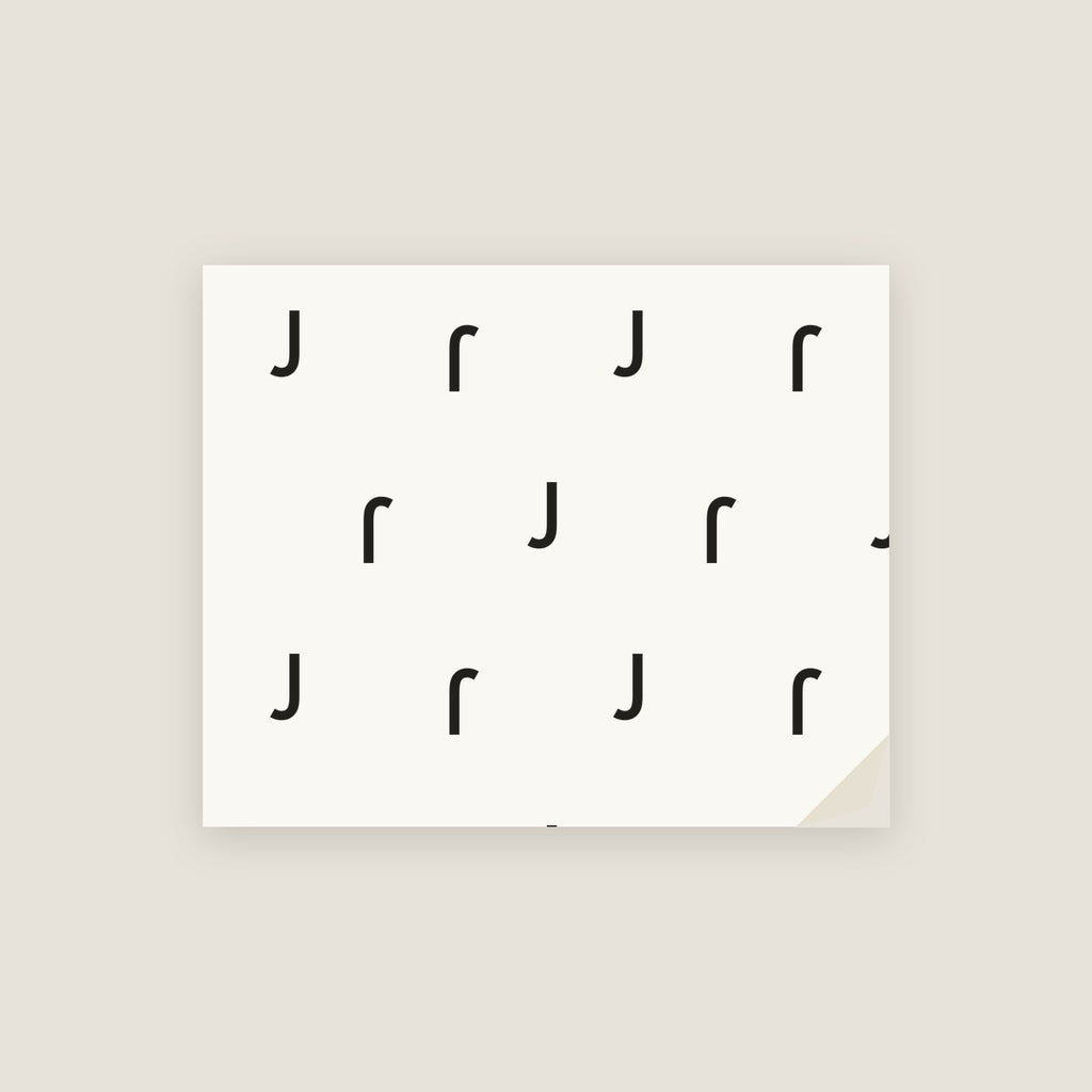 J · Letter Wrapping Paper