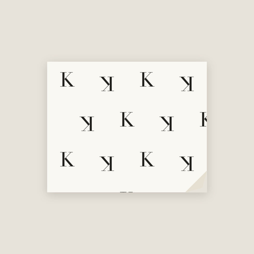 K · Letter Wrapping Paper