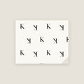 K · Letter Wrapping Paper