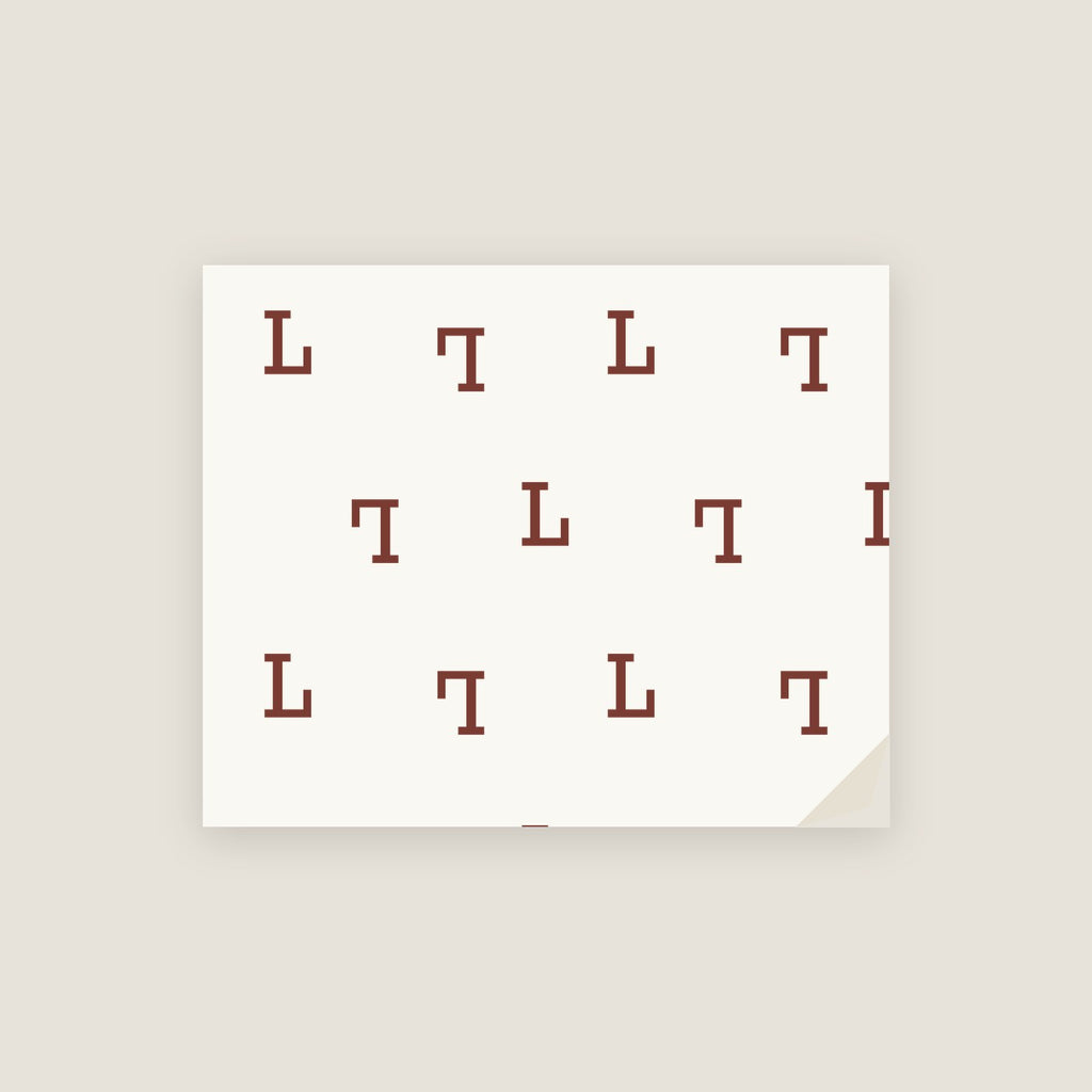 L · Letter Wrapping Paper