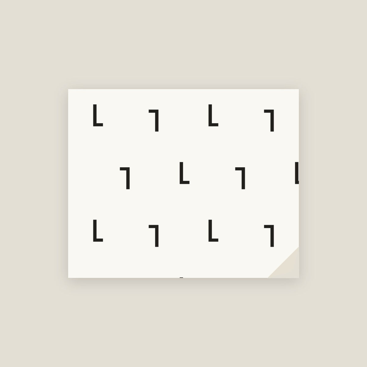 L · Letter Wrapping Paper