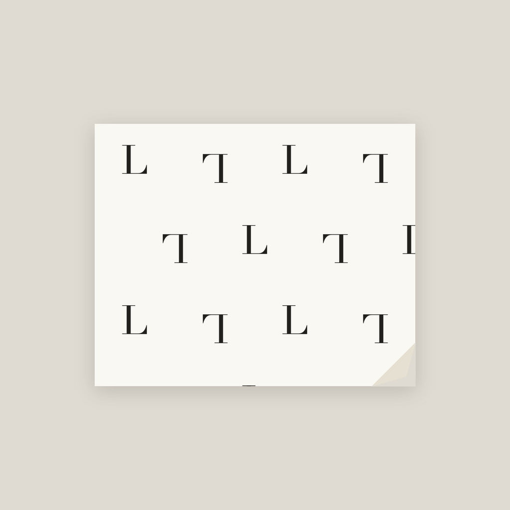 L · Letter Wrapping Paper