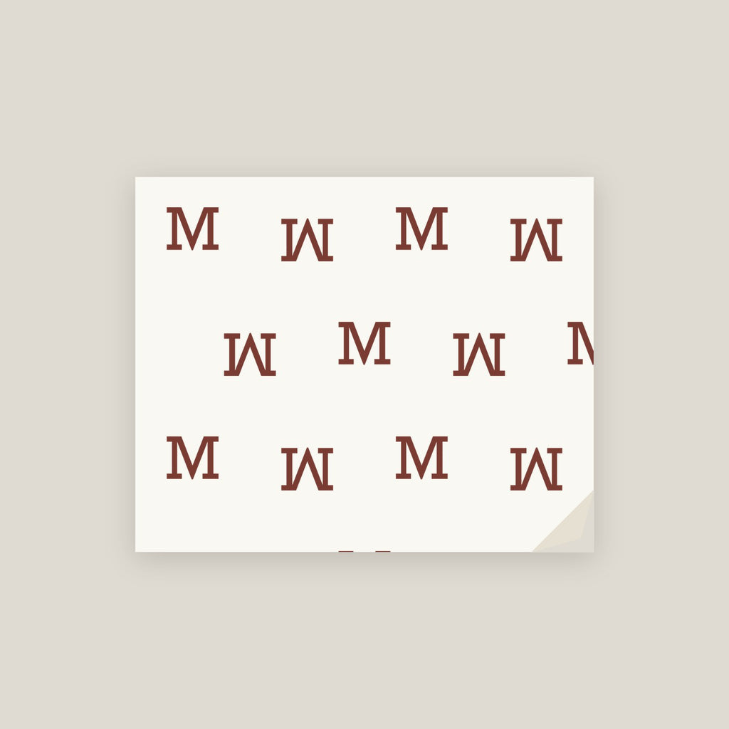 M · Letter Wrapping Paper