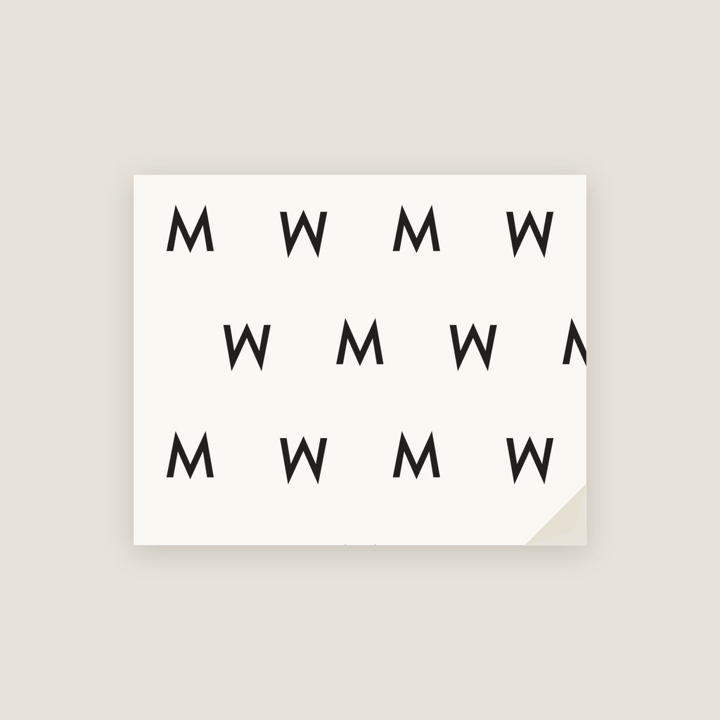 M · Letter Wrapping Paper