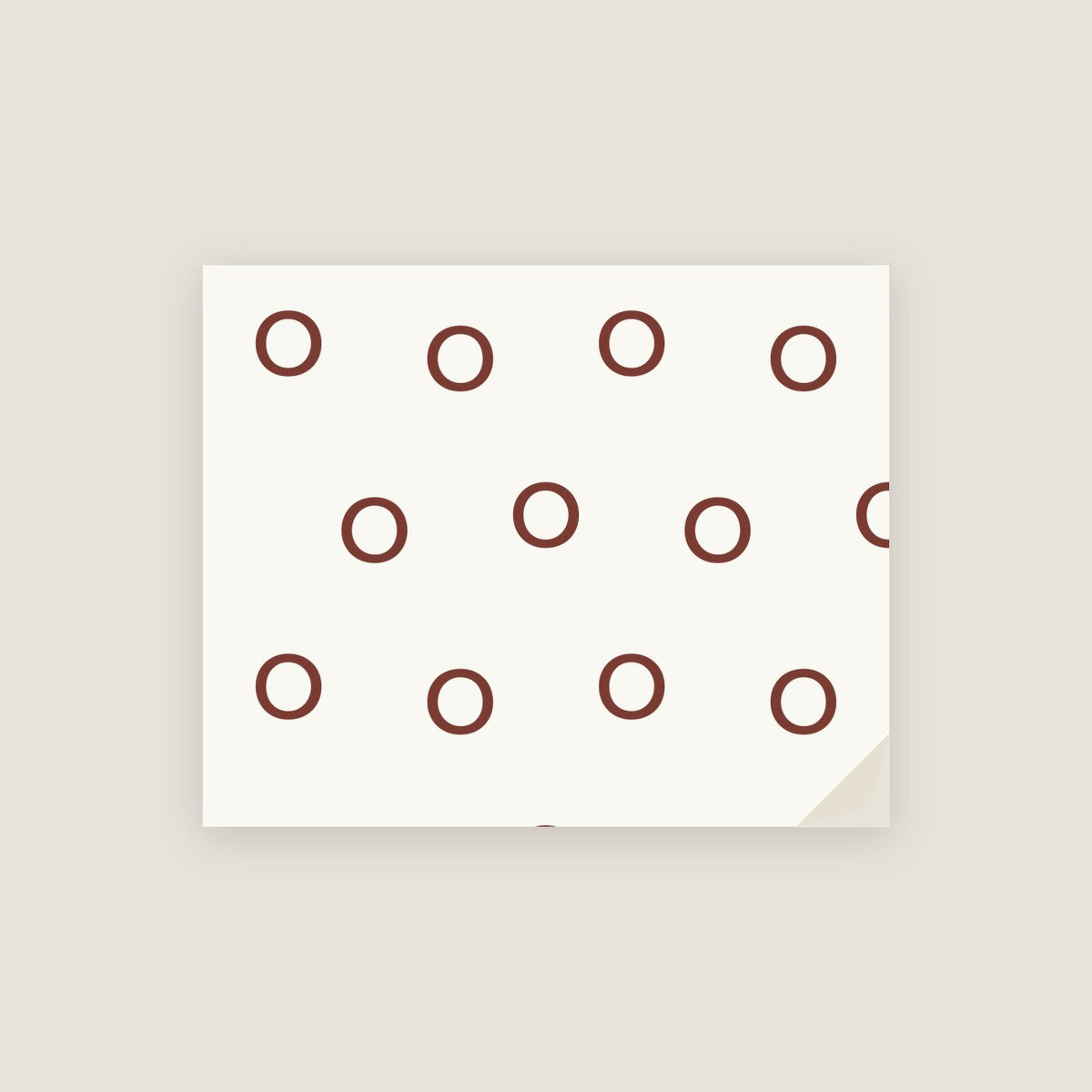 O · Letter Wrapping Paper