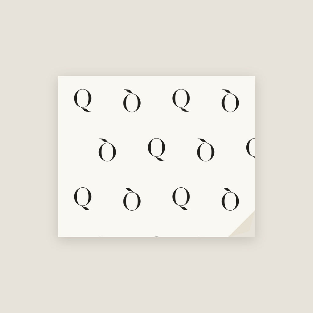 Q · Letter Wrapping Paper