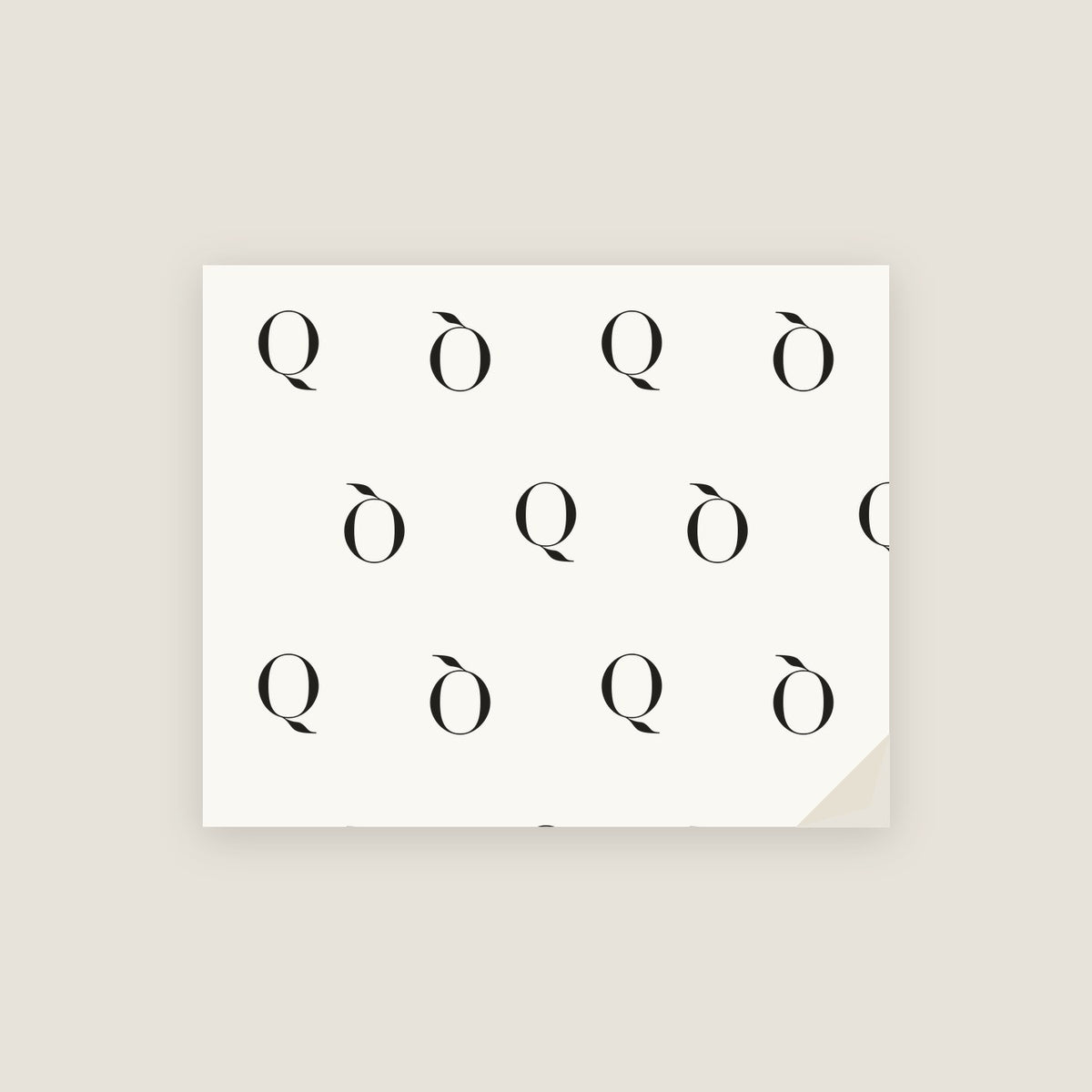Q · Letter Wrapping Paper