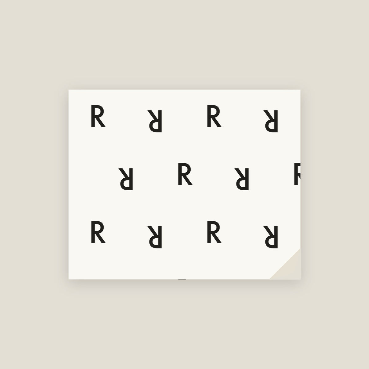 R · Letter Wrapping Paper