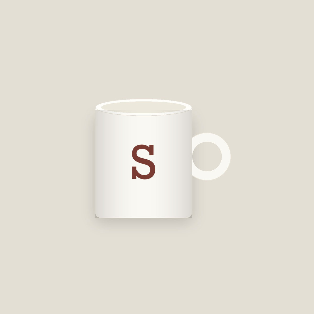 S · Letter Mug