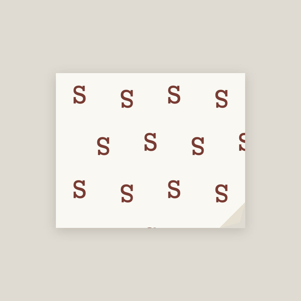 S · Letter Wrapping Paper