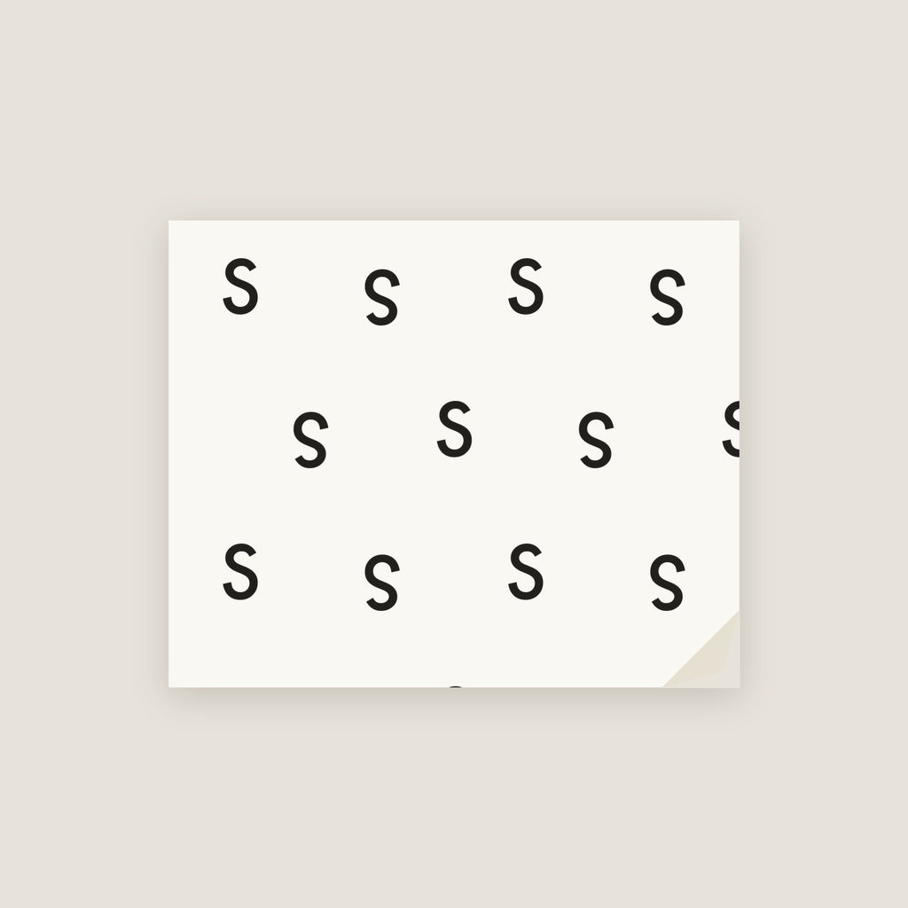 S · Letter Wrapping Paper