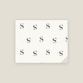 S · Letter Wrapping Paper