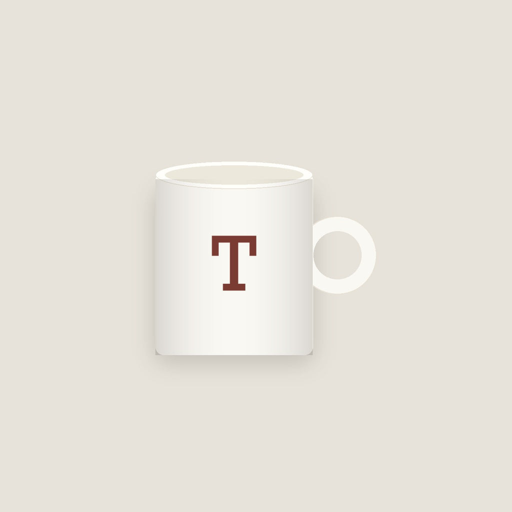 T · Letter Mug