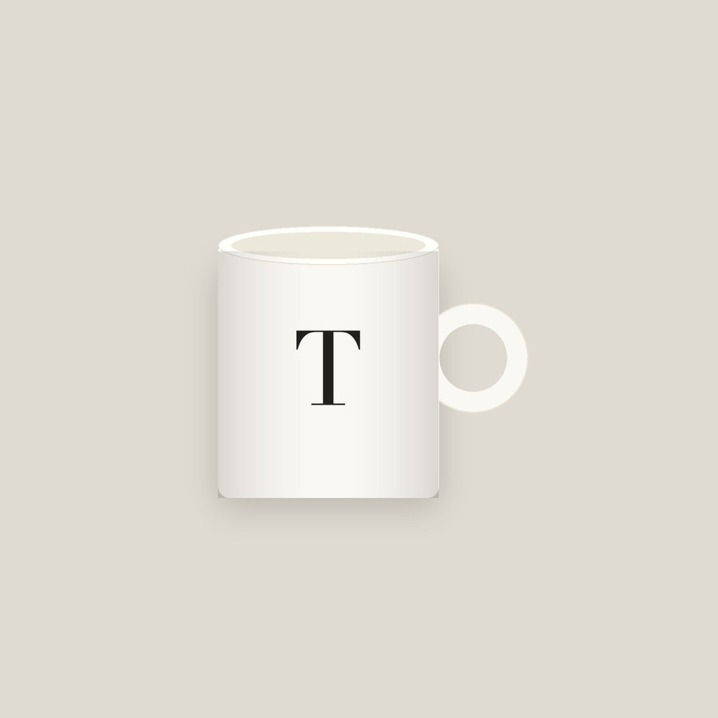 T · Letter Mug