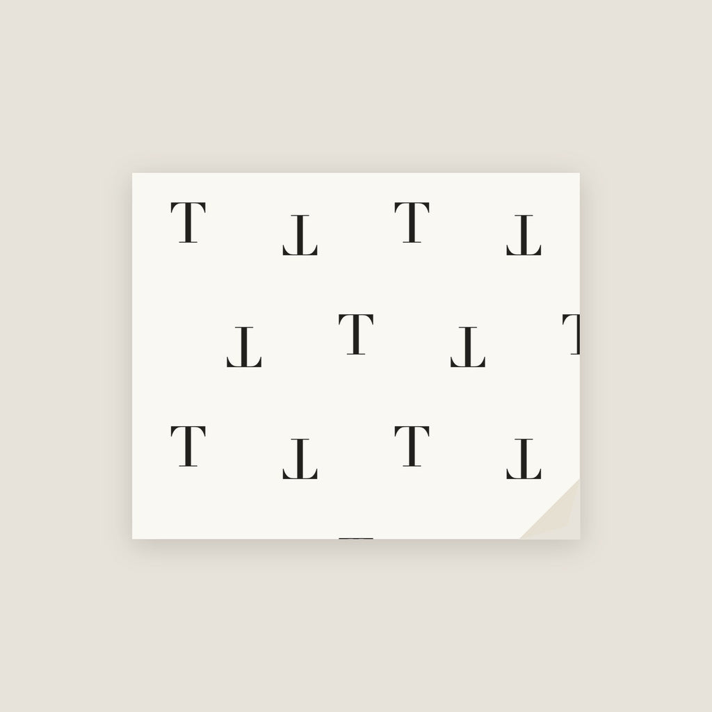 T · Letter Wrapping Paper