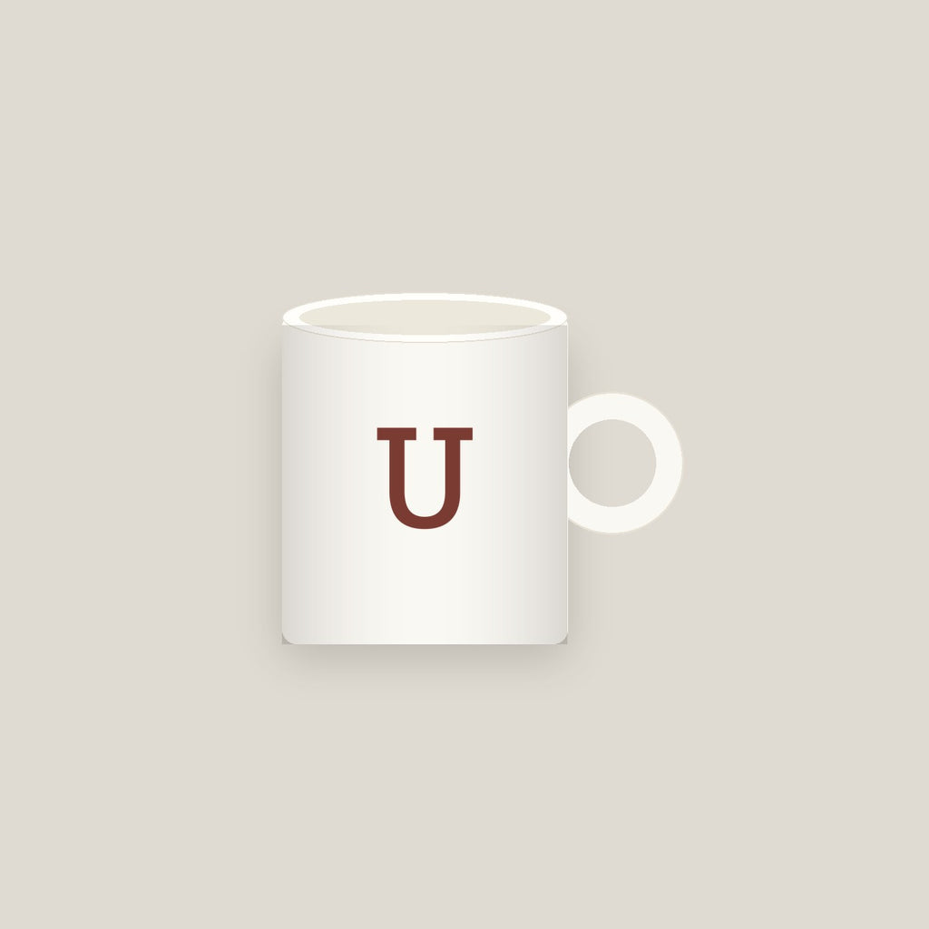 U · Letter Mug