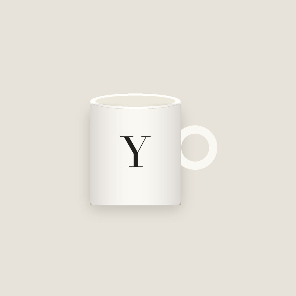 Y · Letter Mug