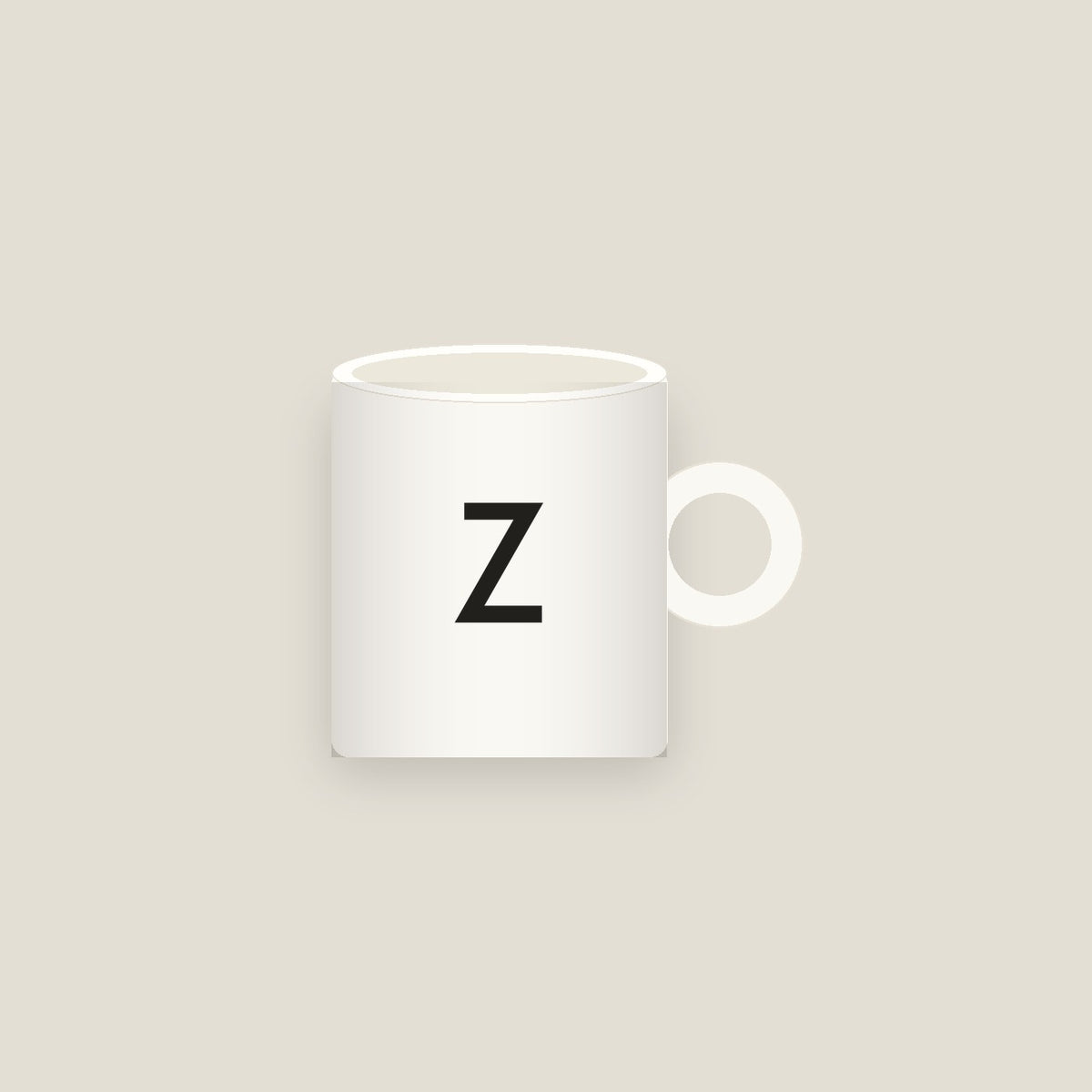Z · Letter Mug