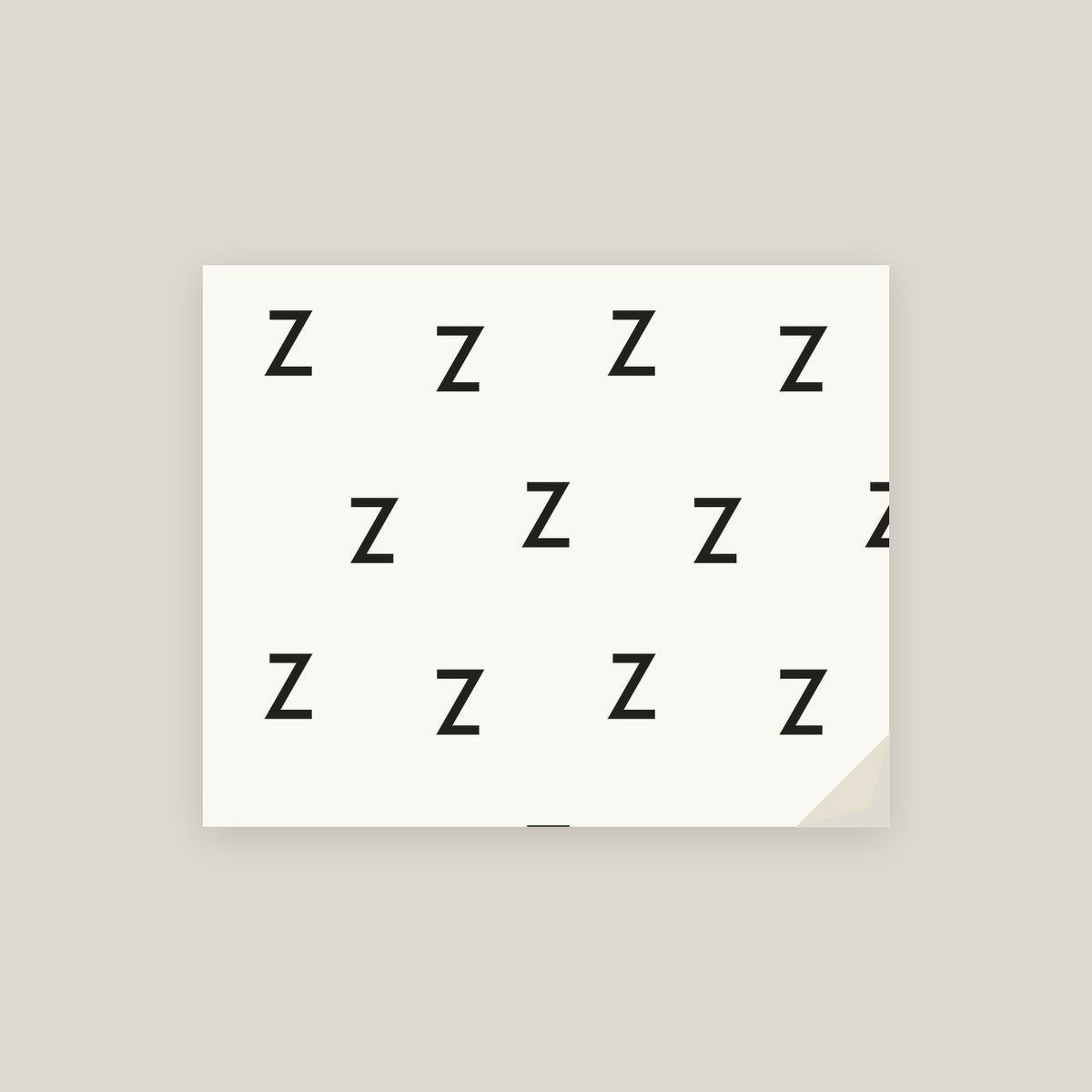Z · Letter Wrapping Paper