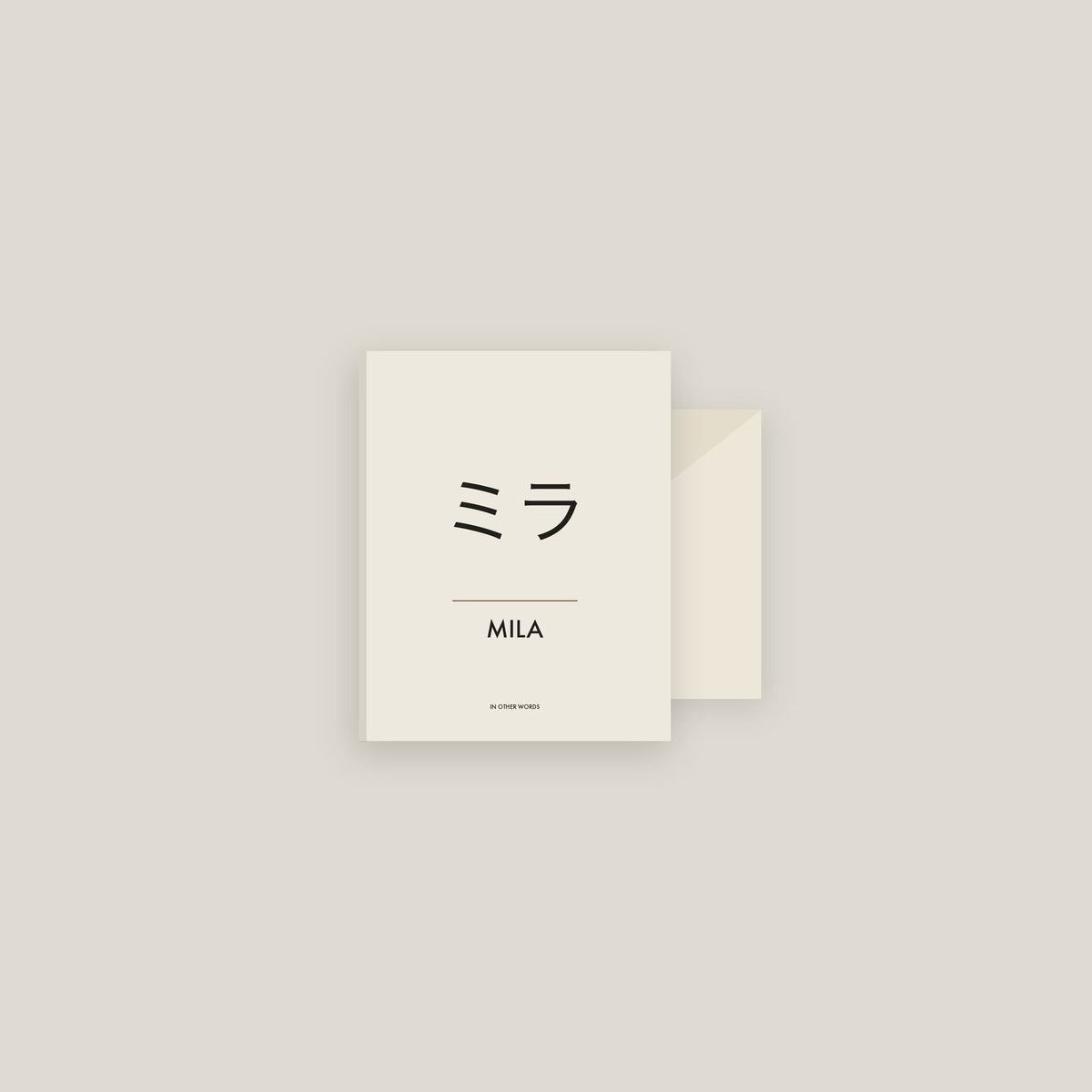Mila · ミラ Name Card Set