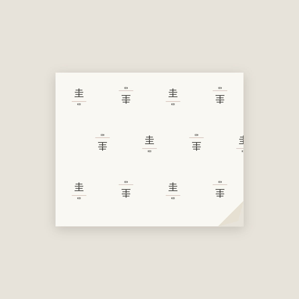 Kei · 圭 Name Wrapping Paper