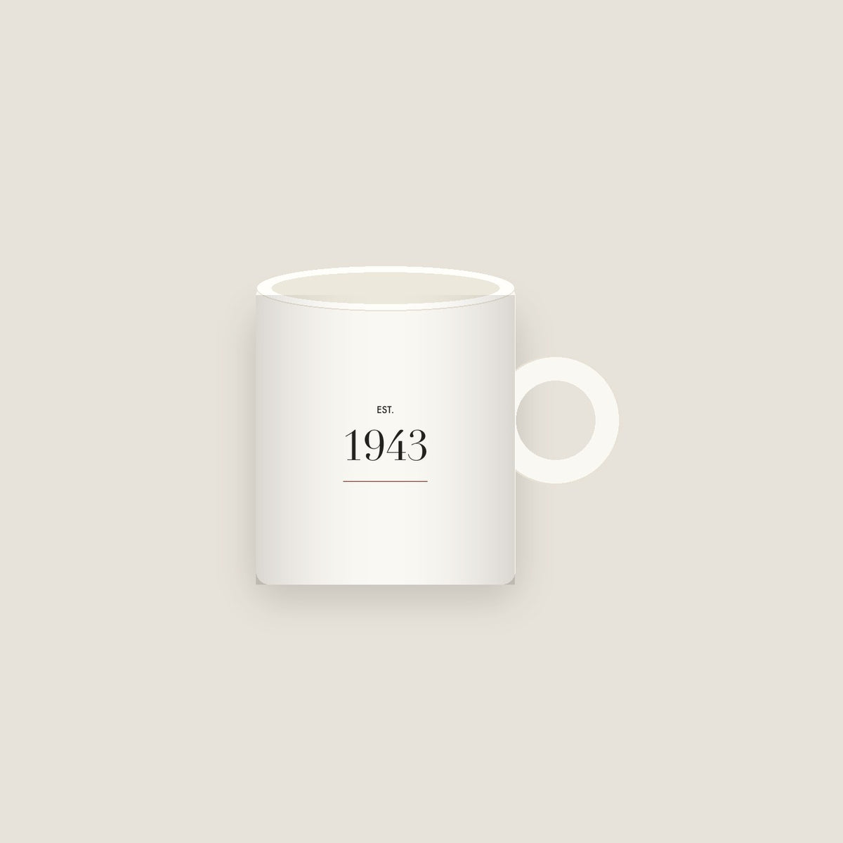 Established 1943 · Birth Year Mug
