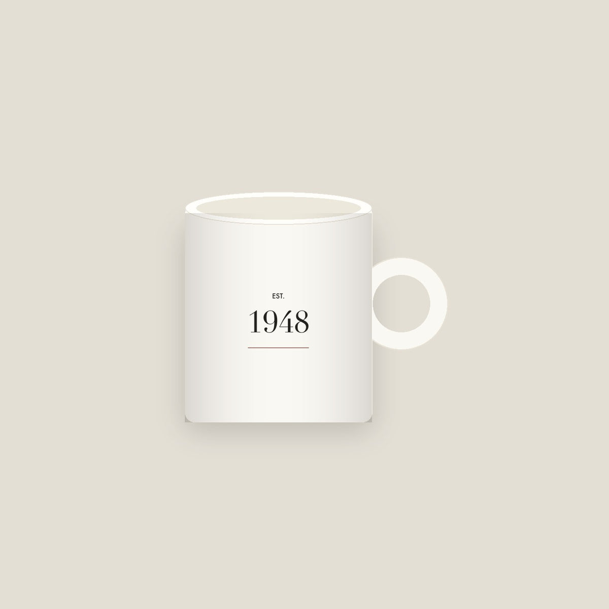 Established 1948 · Birth Year Mug