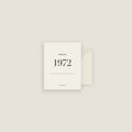 Established 1972 · Birth Year Card Set