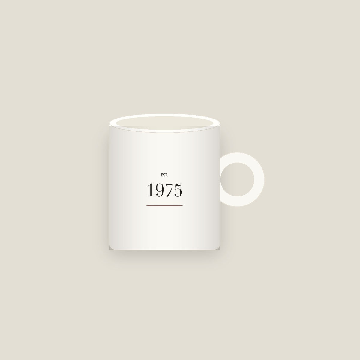 Established 1975 · Birth Year Mug