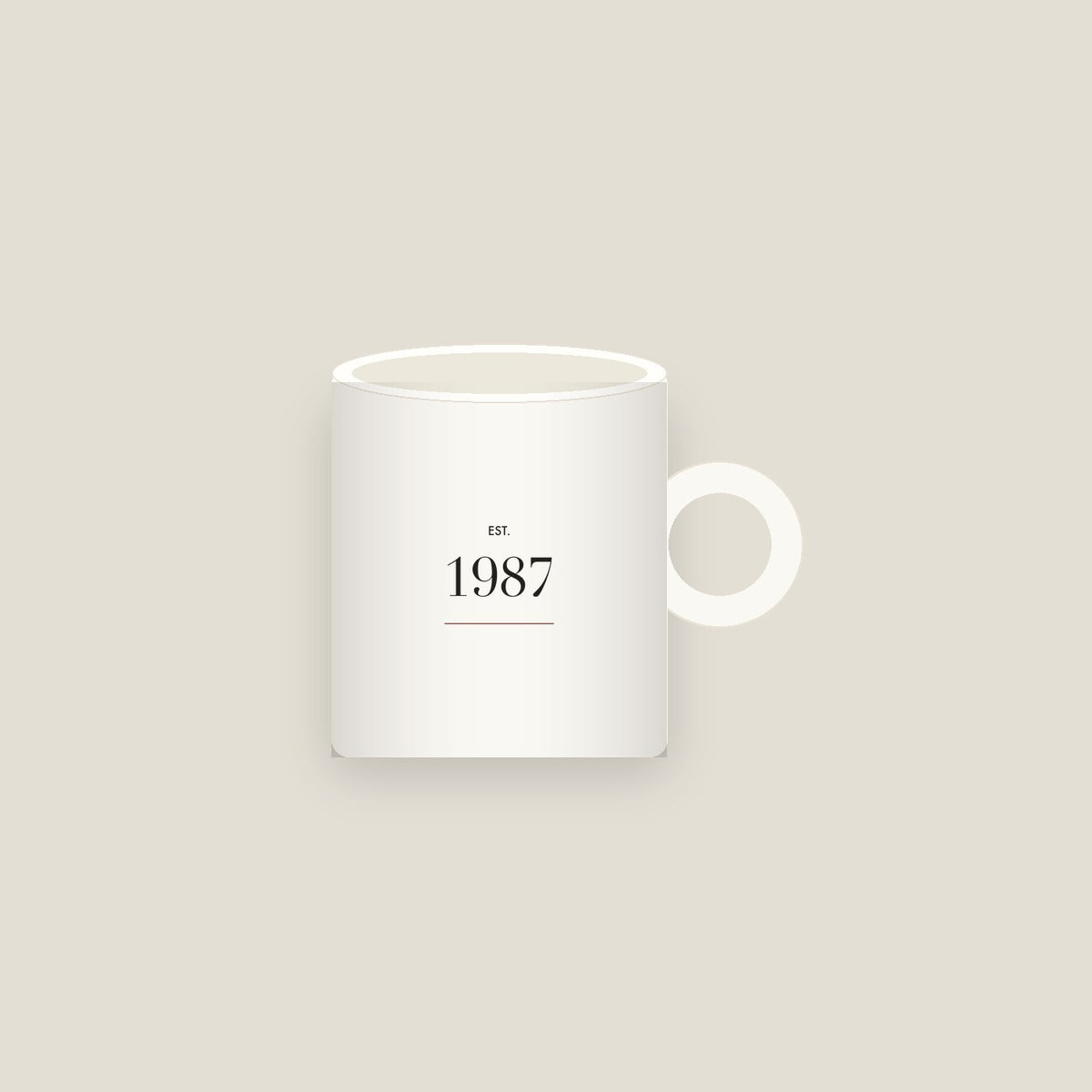 Established 1987 · Birth Year Mug